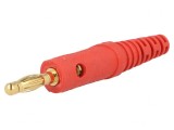 Mufă Banană 4mm 32A Roșie