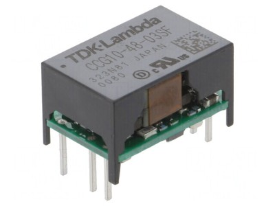 Convertor DC/DC 10W 18-76V la 3,3V 2,6A THT foto
