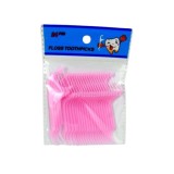 Cumpara ieftin Set ata dentara tip scobitoare, 24 bucati, roz