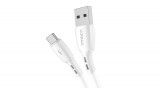 Vipfan Racing X05 Cablu USB și USB-C, 3A, 3m (alb)