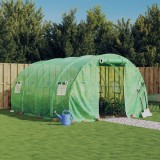 Seră cu cadru din oțel, verde, 12 m&sup2;, 4x3x2 m