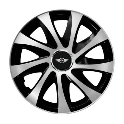 Set 4 capace roti Drift exrta silver&amp;amp;black R16 Compatibil Cu Mini foto
