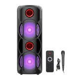 Boxa portabila ZQS8225, 90W P.M.P.O, USB, BT, AUX, FM, microfon