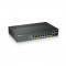 SWITCH PoE ZYXEL &amp;quot;GS1920-8HPv2&amp;quot;port Gigabit x 8 SFP SFP x 2 managed rackabil carcasa metalica &amp;quot;GS1920-8HPV2-EU010&amp;quot;