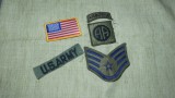 Embleme originale U.S. ARMY pentru uniforma/Lot embleme americane/Colectie/Decor