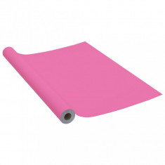 Folie de mobilier autoadezivă ,roz extra lucios 500x90 cm PVC