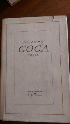 Poezii Octavian Goga 1963 foto