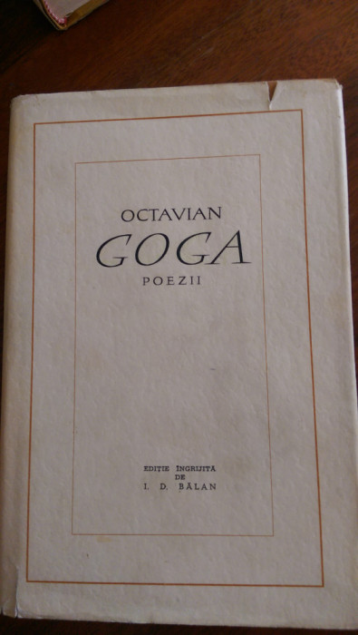Poezii Octavian Goga 1963