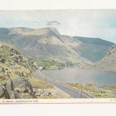 FA1 - Carte Postala - Nant Francon Pass, North Wales, circulata 1975