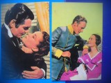 HOPCT LOT NR 1274 PE ARIPILE VANTULUI-ACTORI/ARTISTI-2 CARTI POSTALE-CIRCULATE