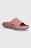 Cumpara ieftin Crocs papuci Mellow Slide femei, culoarea roz, cu platforma, 208392