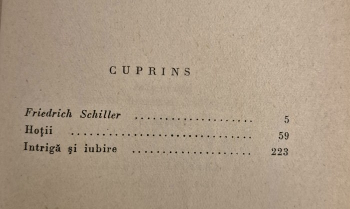 Schiller Teatru Doua volume