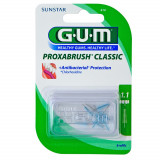 Set 8x Periute Interdentare, GUM, ProxaBrush, pentru Curatare in Profunzime, Tratate cu Clorhexidina
