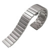 Curea metalica compatibila LG G Watch Urbane W150, telescoape Quick Release, 17cm, Argintiu, Metal, Very Dream