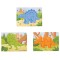 Set 3 puzzle din lemn - Dinozauri PlayLearn Toys