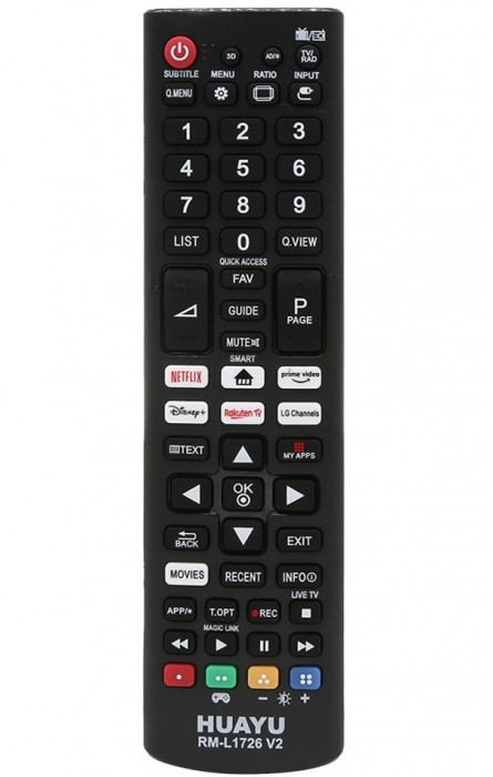 Telecomanda Universala RM-L1726 V2 Pentru Lcd, Led si Smart Tv LG Gata de Utilizare