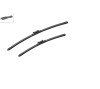 Set Stergatoare Parbriz VW Passat B7 (2011-2014) 600mm + 475mm Cauciuc+Grafit, Carlig, Negru