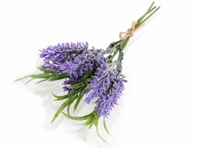 Buchet Lavanda artificiala 18 cm foto