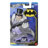Hot wheels masina metalica tematica batman tail dragger scara 1 la 64