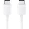Cablu de date Samsung EP-DA705BWE, Type-C to Type-C, White