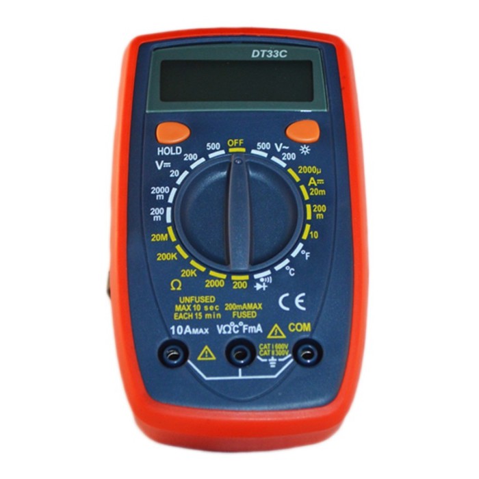 Multimetru digital DT33C, memorie date, masurare dioda Multimetru digital DT33C, memorie date, masurare dioda