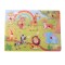 Puzzle pentru copii cu animale salbatice 9 piese