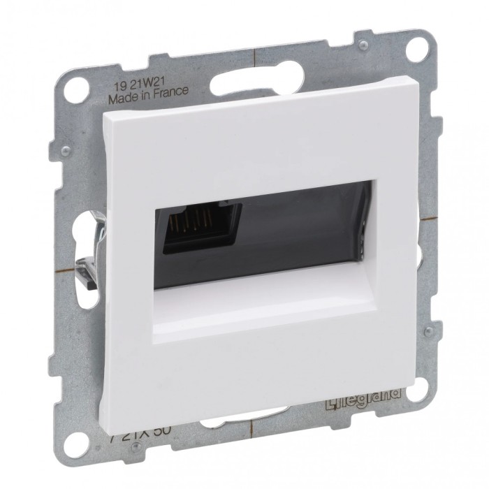 Priza RJ45 UTP CAT5E Legrand Suno alb 721150