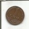 (No4) moneda-ROMANIA-1 LEU 1992
