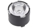 Lentilă LED rotundă transparentă PMMA 21-31&deg;
