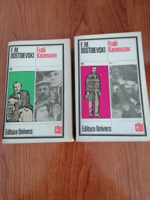 F. M. Dostoievski, Frații Karamazov, 2 volume foto