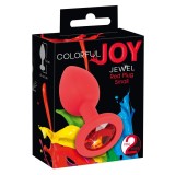 Anal Plug Red Jewel#