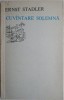 Cuvantare solemna - Ernst Stadler - Carte Poezie Beletristica