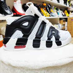 Sneakers Dama MBrands cu talpa flexibila, Hi Top, culoare alb scris negru - 36 foto