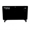 Convector electric 1000W/2000W, negru