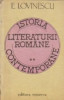 Istoria literaturii romane contemporane, Volumul al II-lea