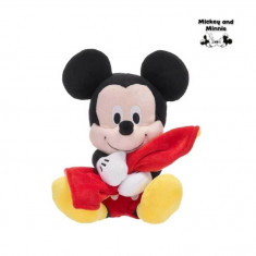 Jucarie Mickey Mouse cu paturica, Disney, Plus, 27 cm, Multicolor