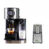 Pachet Espressor Cafea Studio Casa, Sc509 Barista Latte, 15Bar, Cu Rezervor Lapte + Rasnita Del Caffe Grind Master, 220W, 60G