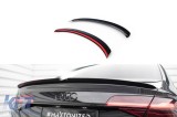 Spoiler Maxton Design potrivit pentru Audi A8 D4 portbagaj 2009-2017, lac negru Performance AutoTuning
