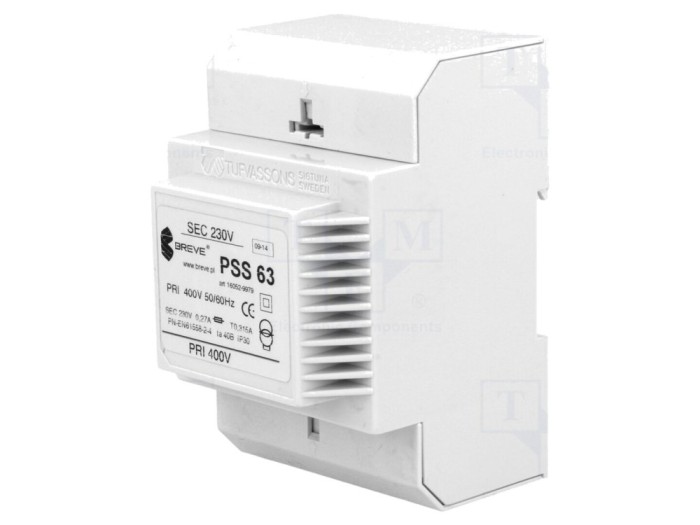 Transformator alimentare 63VA 400V AC 230V