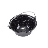 Cumpara ieftin Ceaun Servire Emailat 0.8L Negru Perlat Perfect Home - Vase Gatit, Diametru 16.5 cm, Inaltime 9cm