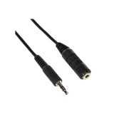 Cablu audio Digitus AK-510200 - 015-S, 3,5 mm, masculin feminin, 1.5m, negru - NOU