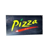 Reclama luminoasa interior panou tip Neon LED Color cu mesaj Pizza