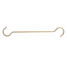Cuier metal auriu 30x6x1 cm