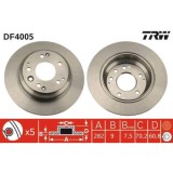 Set discuri frana Acura Rl; Honda Legend 2 (Ka), Legend 2 Coupe (Ka), Legend 3 (Ka), Legend 4 (Kb ), Odyssey Mpv - Multi-Purpose Vehicle (Ra ), Shutt, Trw