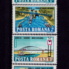 RO 1985 , LP 1127 ,"Canalul Dunare - Marea Neagra " , serie ,MNH
