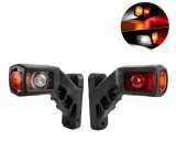Cumpara ieftin Set 2 lampi laterale de gabarit cu LED 12V, 130mm, rosu alb galben
