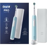 Periuta de dinti electrica Oral-B Pro Series 1 + carcasa, albastru Caraibe