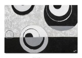 Cumpara ieftin Tablou abstract pictat manual living, birou, Fantezie in abstract 2, 90x60cm ulei pe panza, gata de agatat pe perete