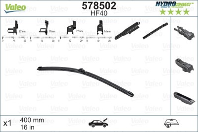 VALEO 578502 HYDROCONNECT lamela stergator foto