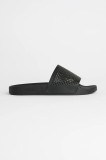 Karl Lagerfeld șlapi de piele KONDO 2.0 culoarea negru, KL80915